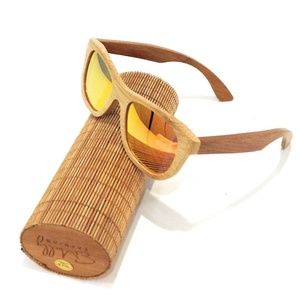 Fashion Handmade Polarized Bamboo Wood Sunglasses